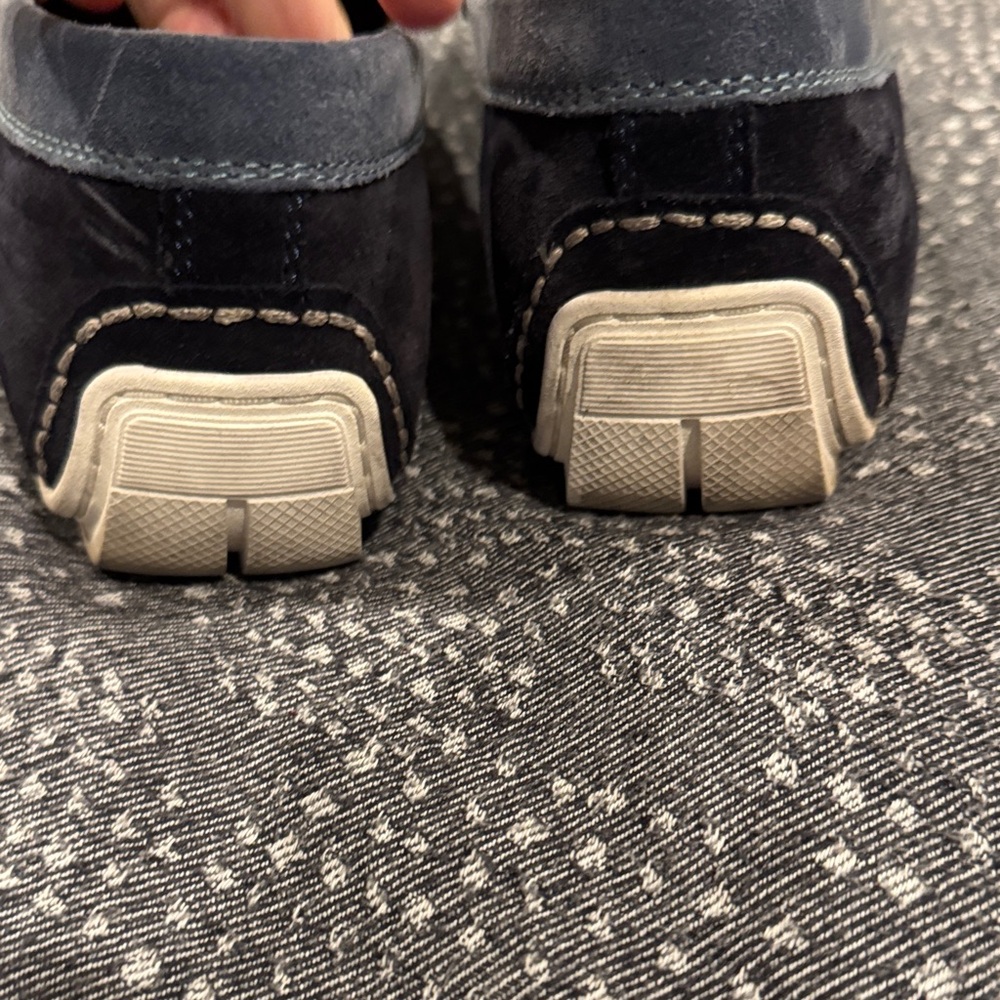 Johnston & Murphy Men’s Navy and White Baldwin Driver Loafers size 9.5 - Picture 7 of 9